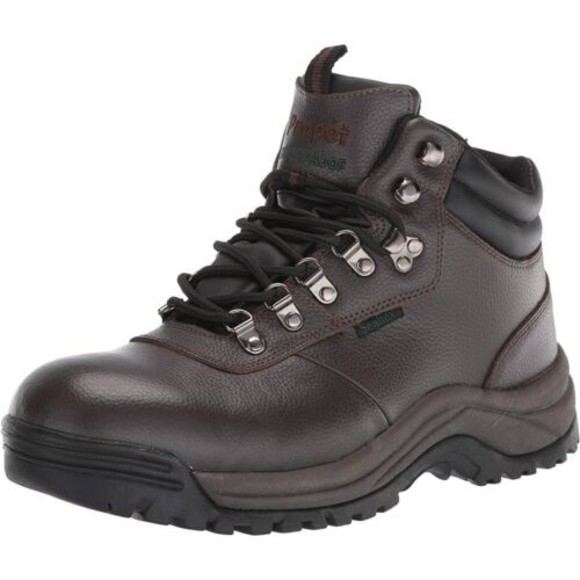 Propet Cliff Walker Diabetic Hiking Mens Sz 9 Brown Casual Boots M3188 NEW